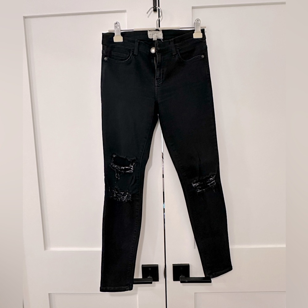 Current / Elliott Distressed Stiletto Jeans